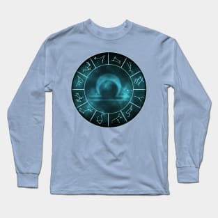 Libra Zodiac Symbol Long Sleeve T-Shirt